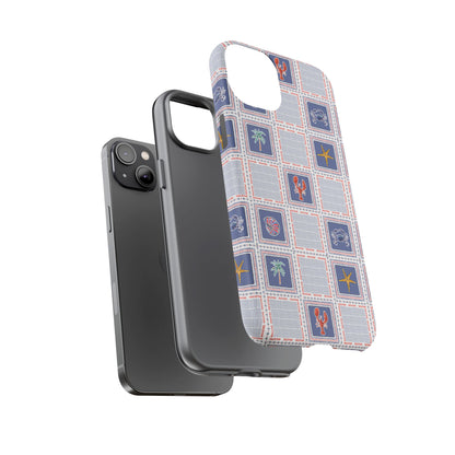 Lobsters Sailboats Seashells - Cell Phone Tough Case