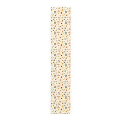 Flip Flop & Seashell Table Runner