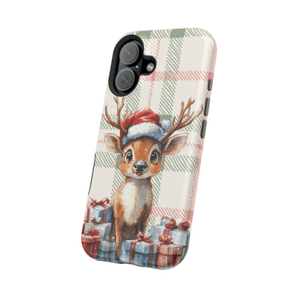 Festive Reindeer MagSafe Christmas iPhone Case