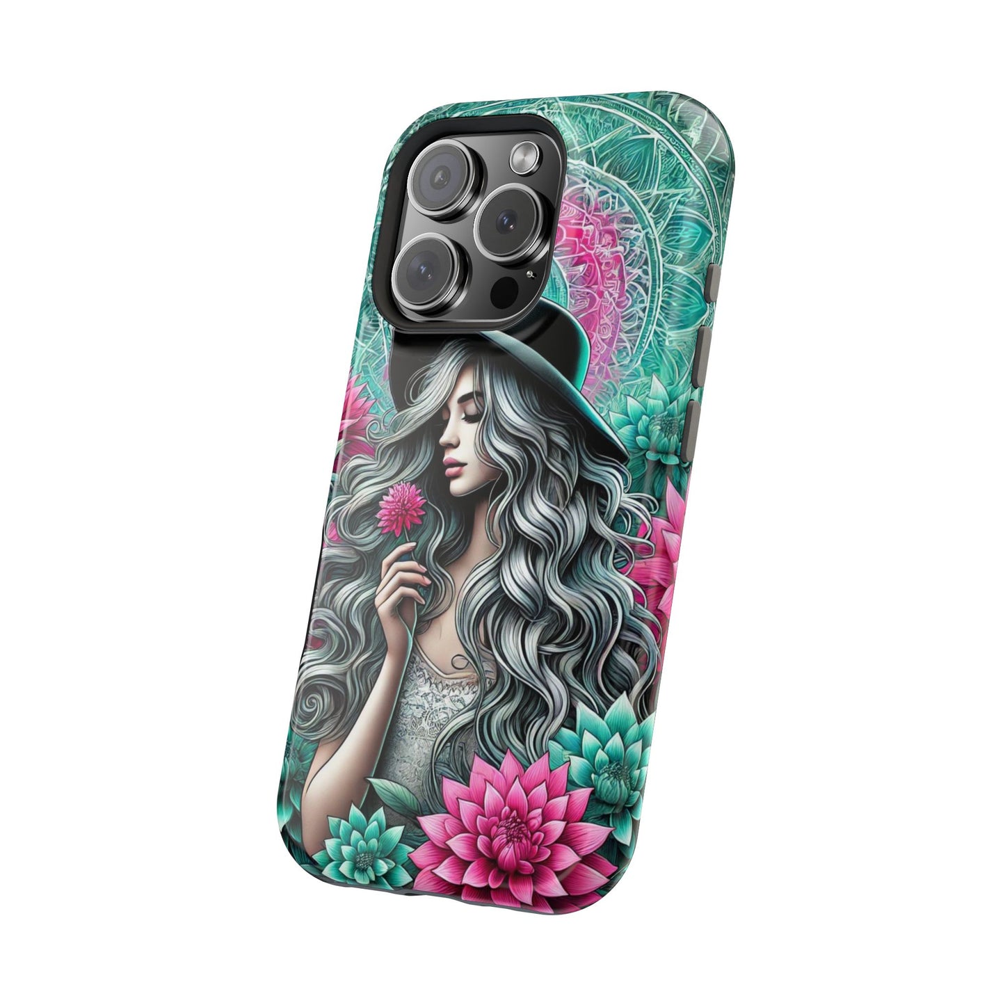 Boho Chic Floral MagSafe iPhone Case