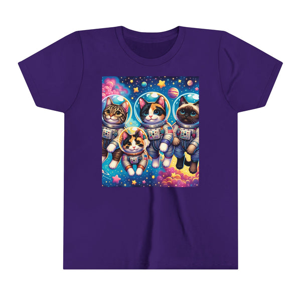 Kids Cats In Space TShirt Kids Graphic Tee