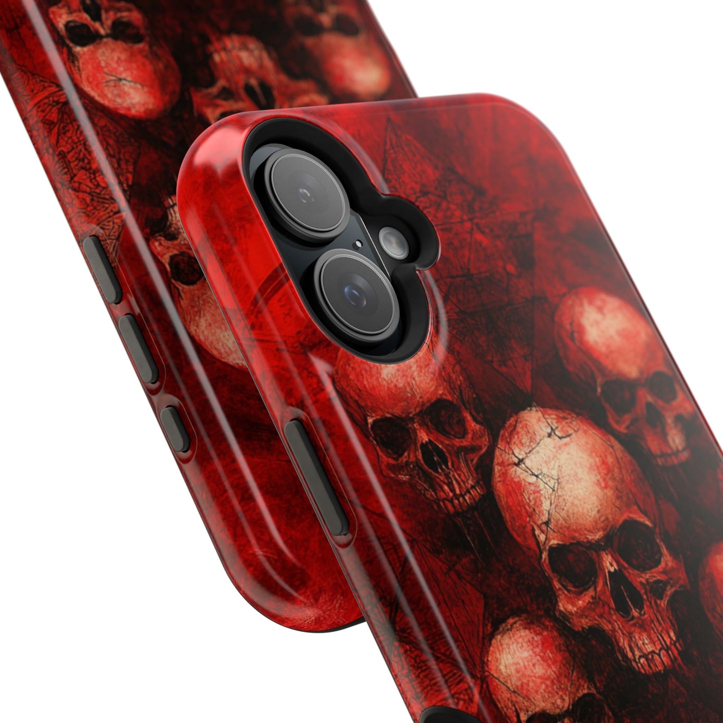 Red Skulls MagSafe iPhone Case