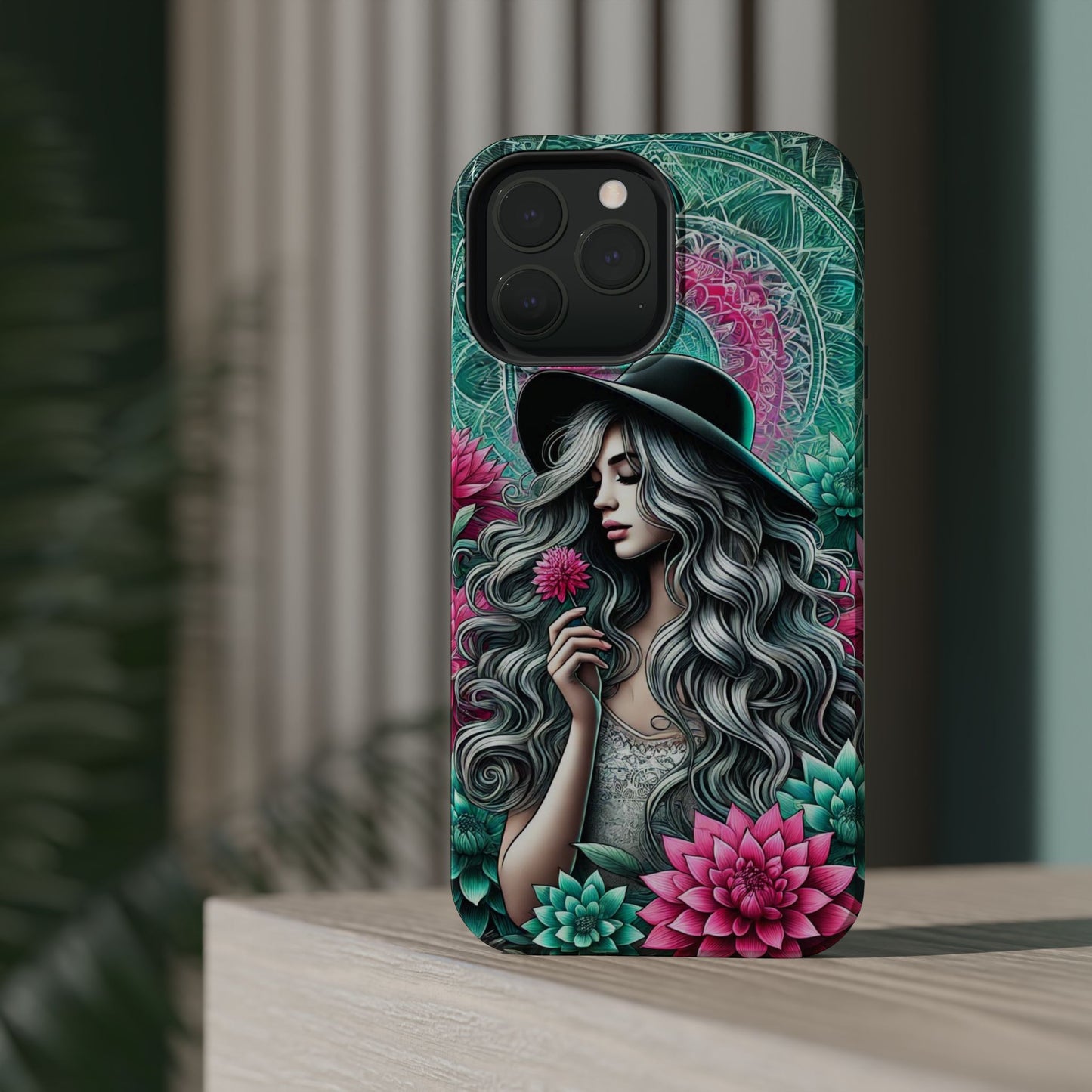 Boho Chic Floral MagSafe iPhone Case