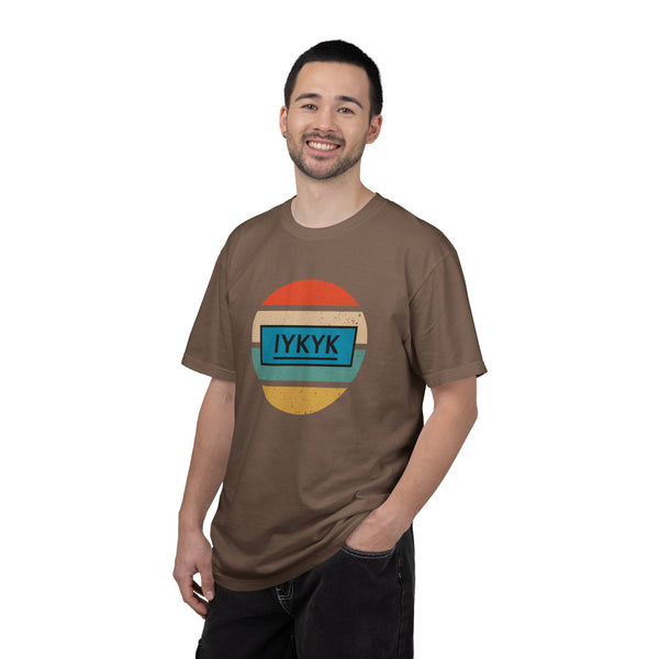 IYKYK Vintage Style Tee with Retro Rainbow