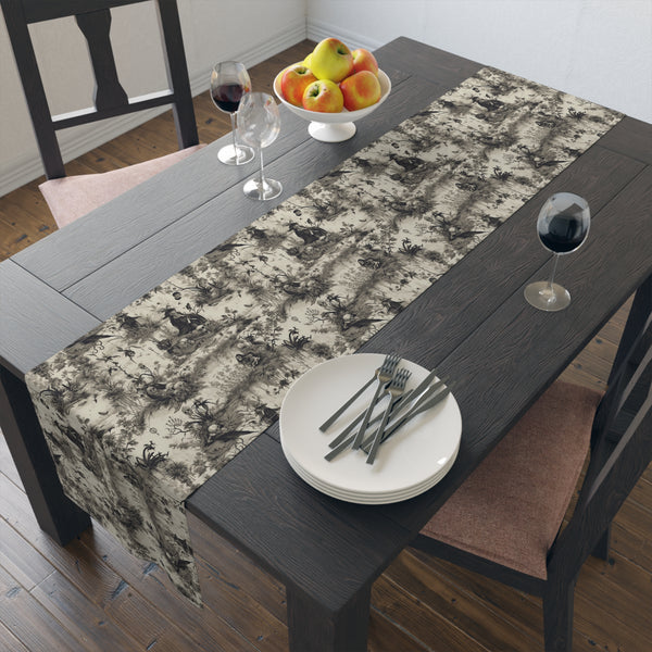 Gothic Toile Table Runner