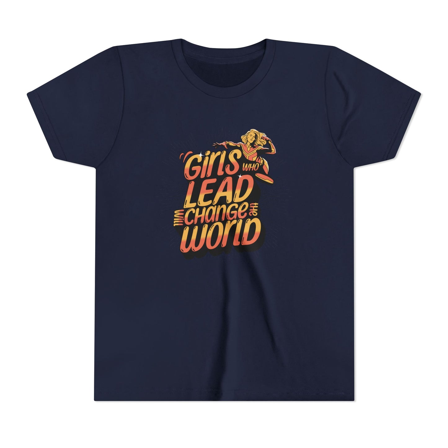 Girls Who Lead Will Change the World - Youth Tee