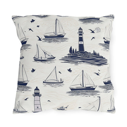 Nautical - Outdoor Throw Pillow