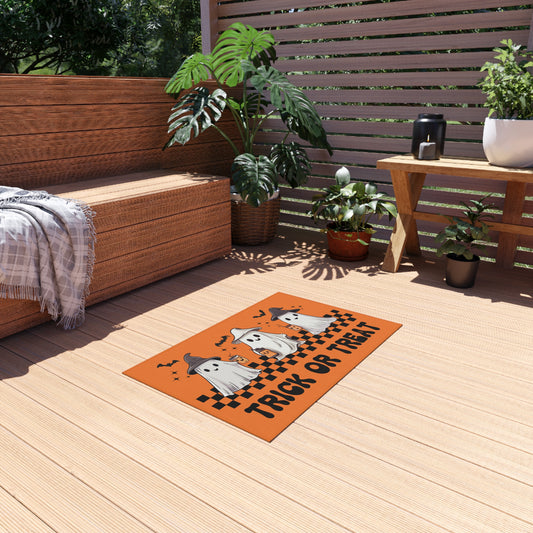 Trick or Treat Ghosts - Outdoor Welcome Mat