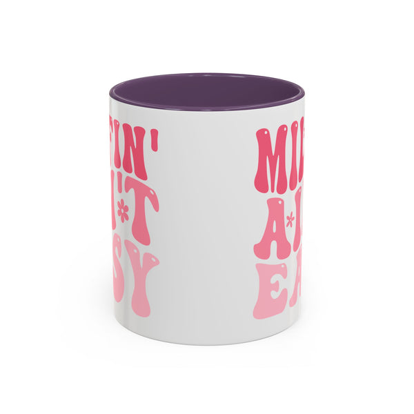 Milfin' Ain't Easy Funny Mom Mug | Sarcastic Coffee Cup Gift for Moms