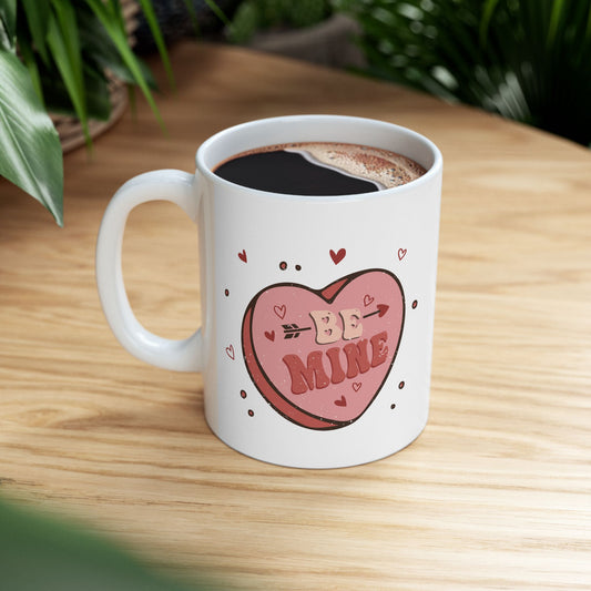 Be Mine Valentine's Day Mug – Durable Ceramic Gift for Coffee & Tea Lovers
