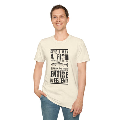 Give a Man a Fish - Unisex Softstyle T-Shirt