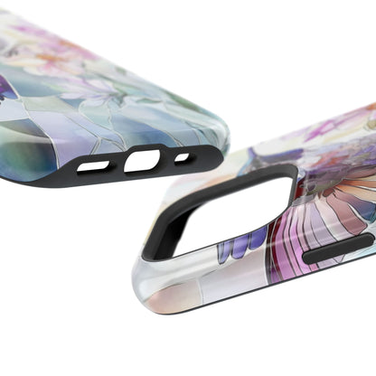 Stained Glass Hummingbird MagSafe iPhone Case