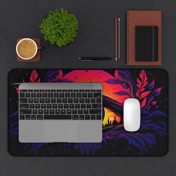Synthwave Eye - Desk Mat