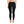 Neon Pink Drip Skull Leggings – Black Mid-Waist Activewear