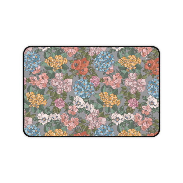 Floral Pattern Desk Mat