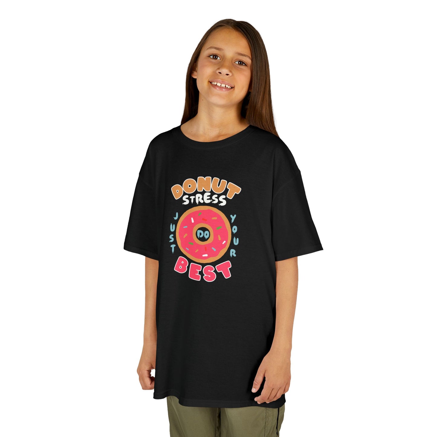 Donut Stress Try Your Best Tee -  Kids TShirt
