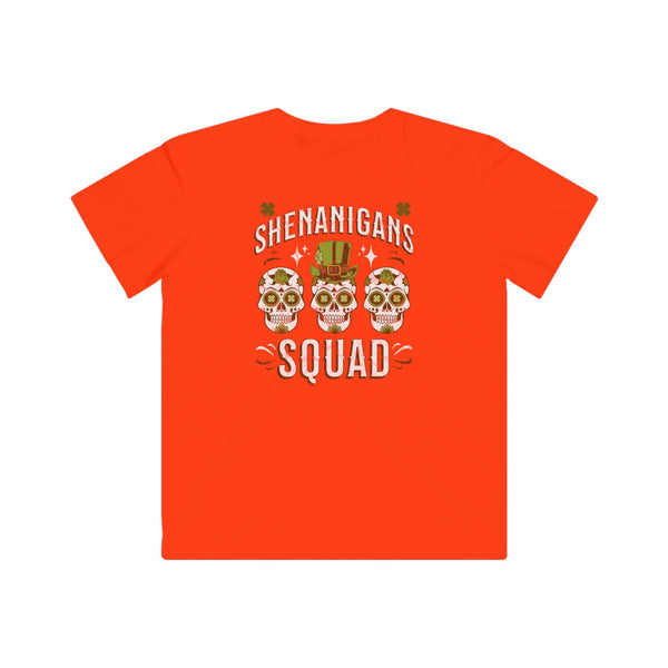 Kids Fine Jersey Tee Shenanigan's Squad St. Patricks Day TShirt