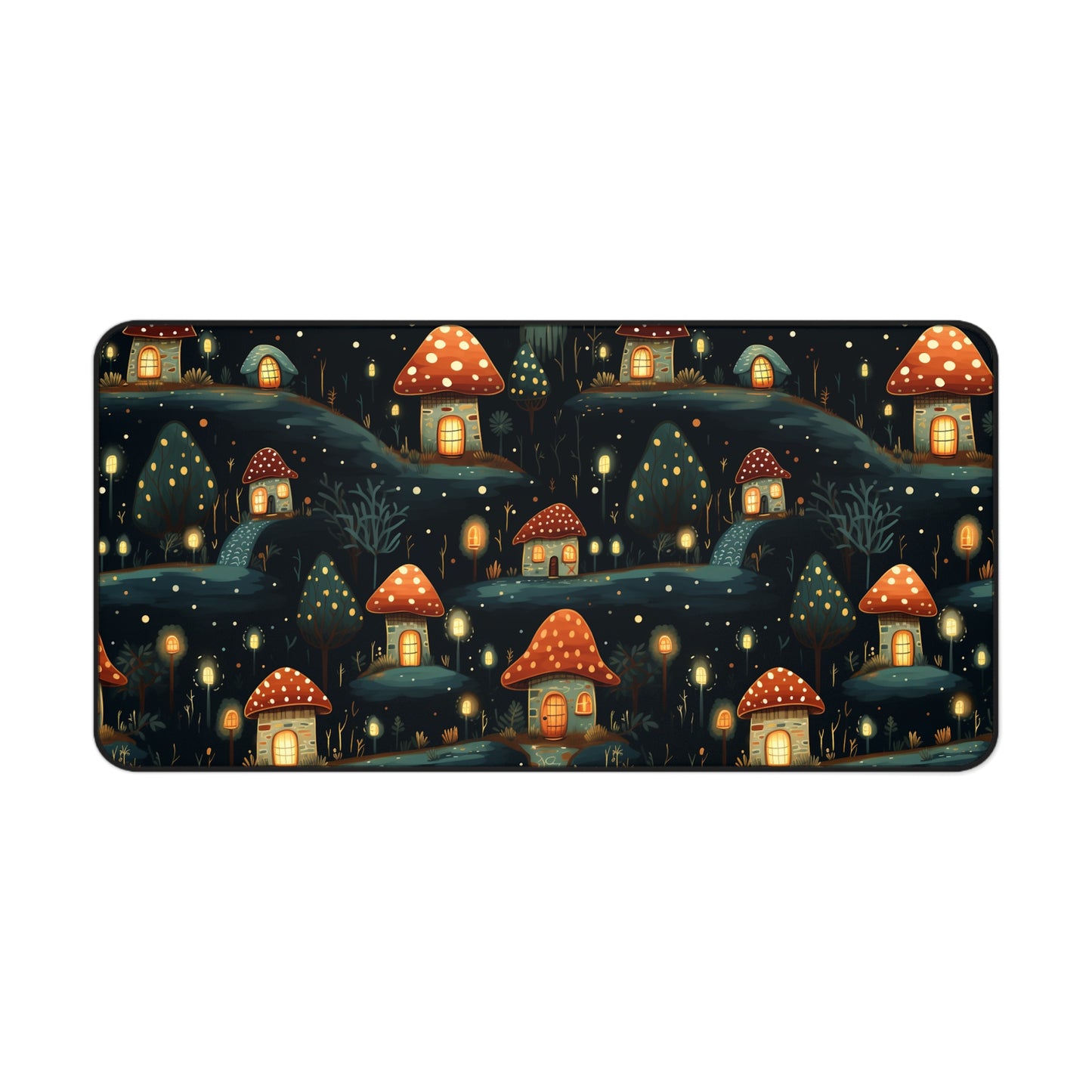 Cottagecore Village Large Desk Mat
