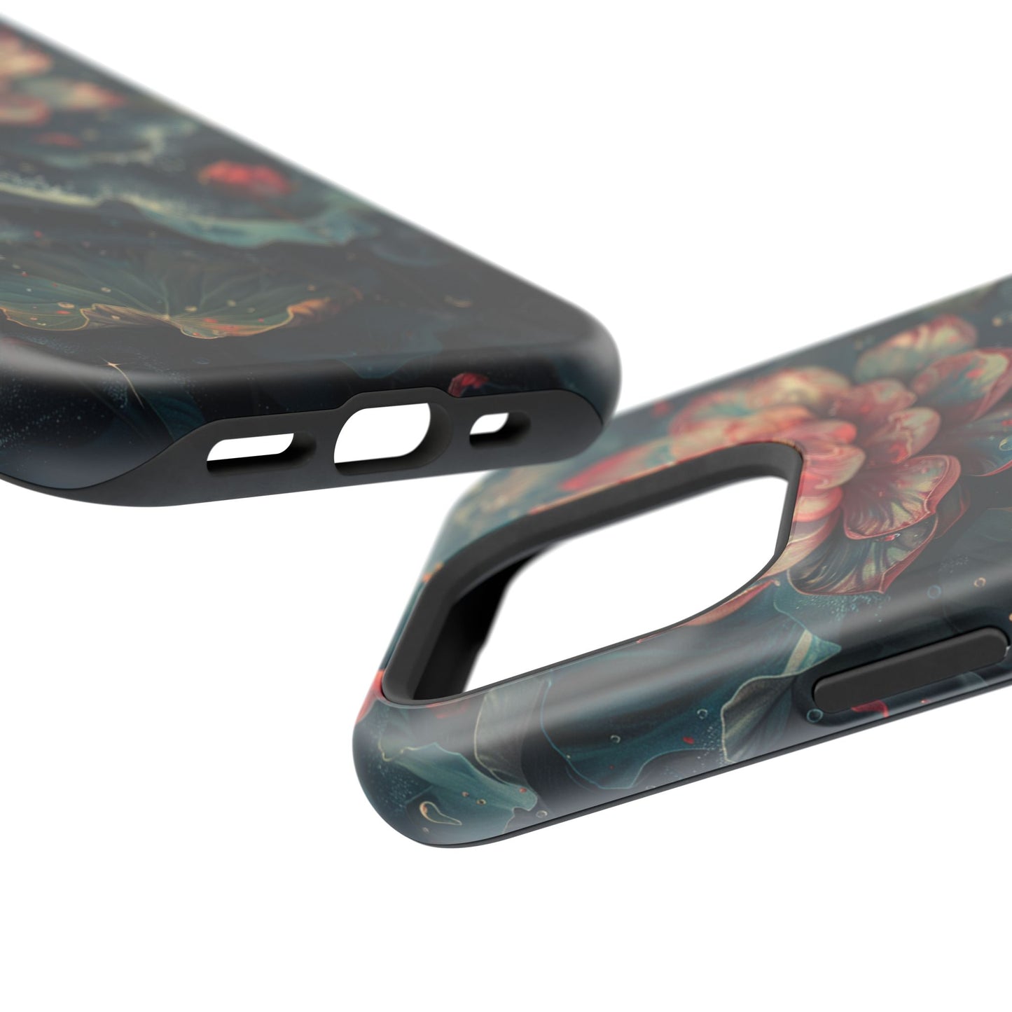 Elegant Lotus Blossom Artistic MagSafe iPhone Case
