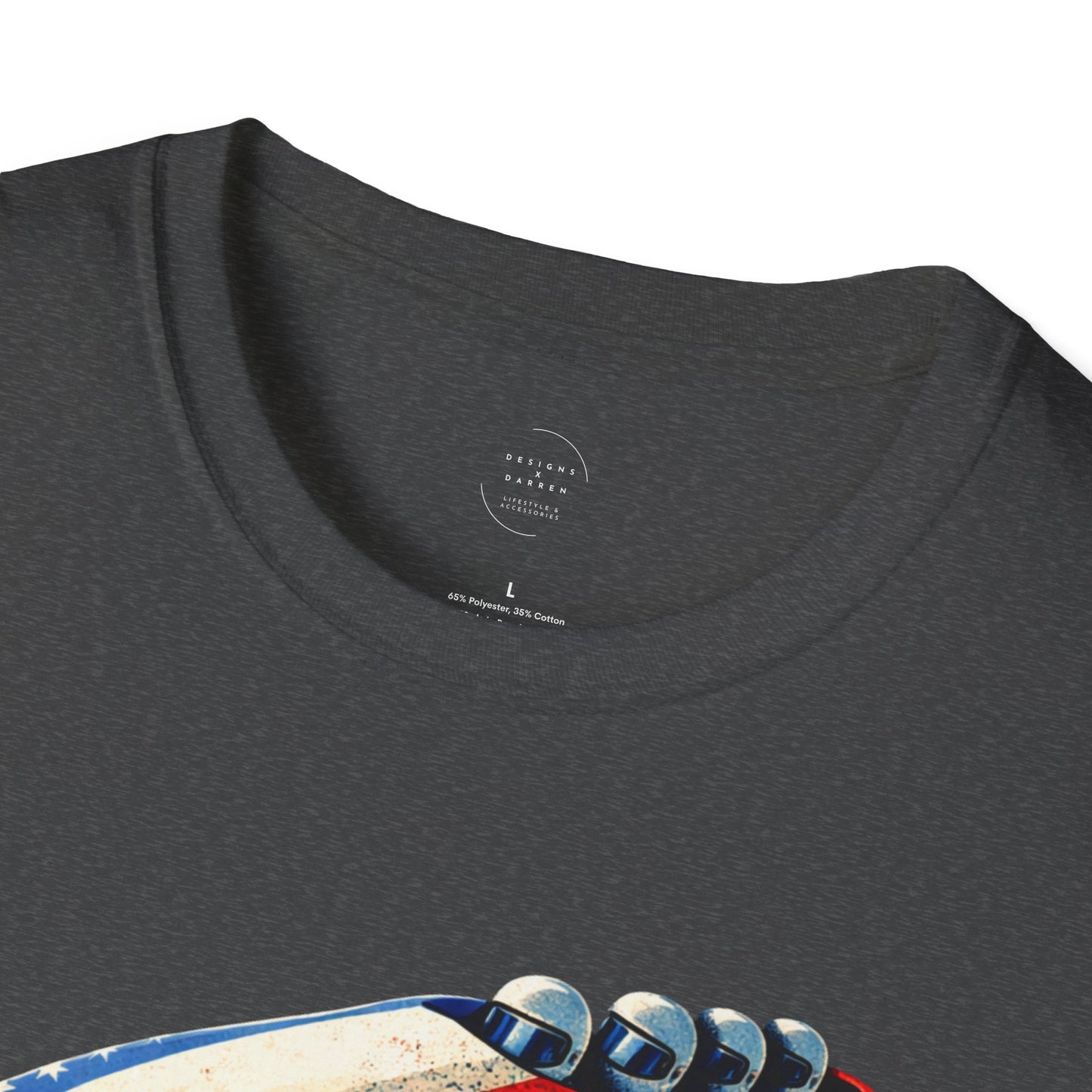 67 Bobsled Team USA T-Shirt - Patriotic Red White Blue Drip Graphic - Winter Sports Streetwear - Gildan Softstyle Men Women