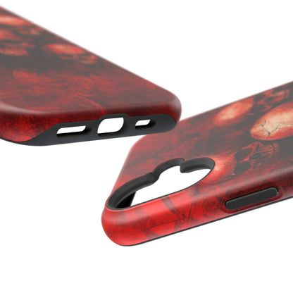 Red Skulls MagSafe iPhone Case