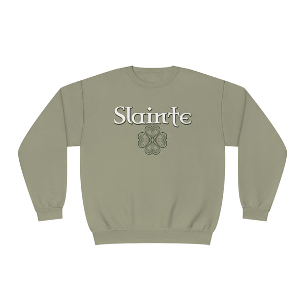 Slainte in Clovers Womens Unisex NuBlend® Crewneck Sweatshirt