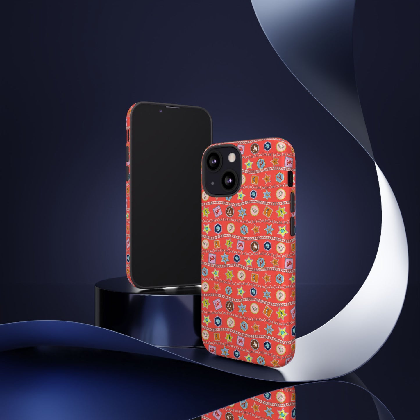 Colorful Summer Icon Patterned Phone Case - iPhone, Pixel, and Samsung Galaxy