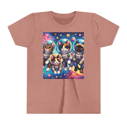 Kids Cats In Space TShirt Kids Graphic Tee