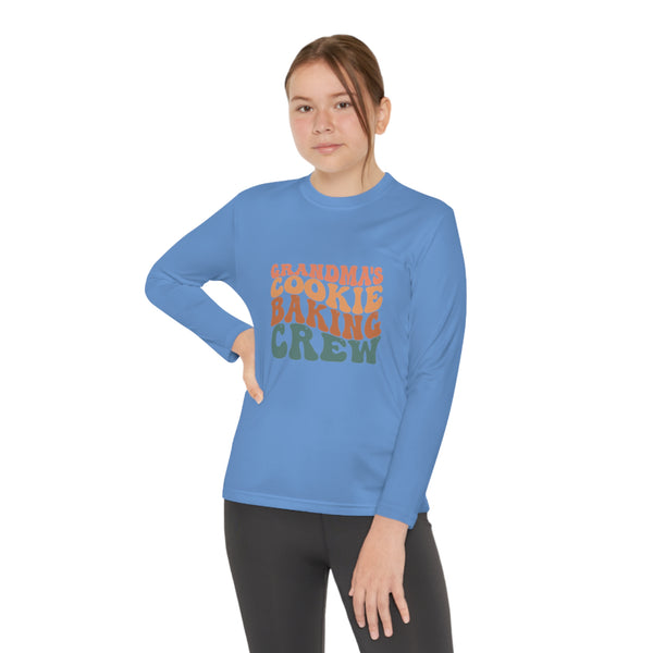 Kids Long Sleeve Grandma Cookie Baking Crew