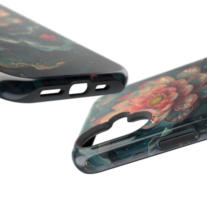 Elegant Lotus Blossom Artistic MagSafe iPhone Case