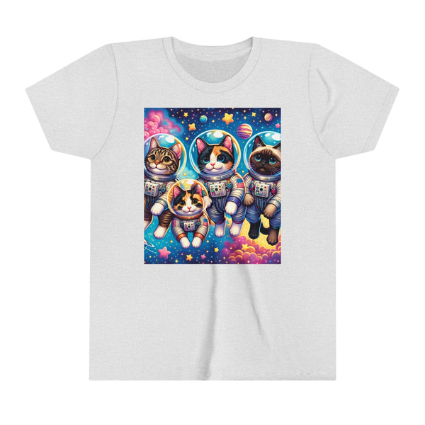 Kids Cats In Space TShirt Kids Graphic Tee
