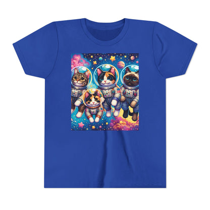 Kids Cats In Space TShirt Kids Graphic Tee