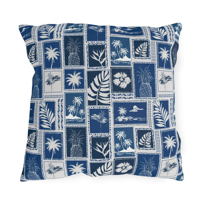 Palm Trees & Pineapples Tropical - Outdoor Pillow