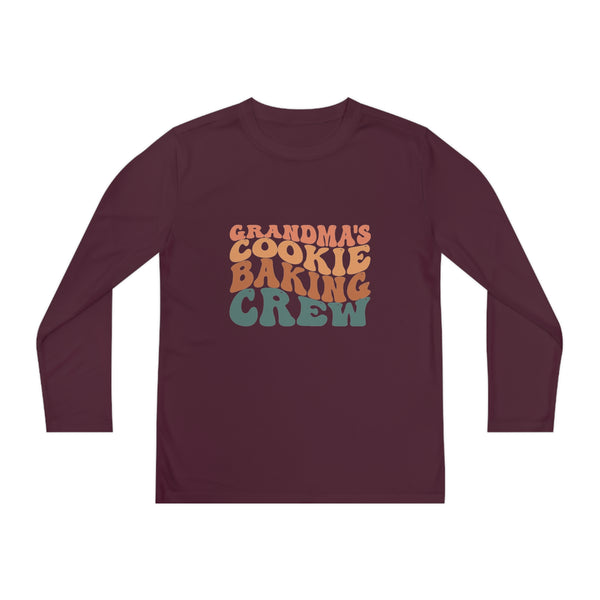 Kids Long Sleeve Grandma Cookie Baking Crew