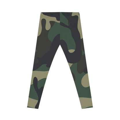 Classic Green Camo Leggings – Silky Smooth Casual Wear