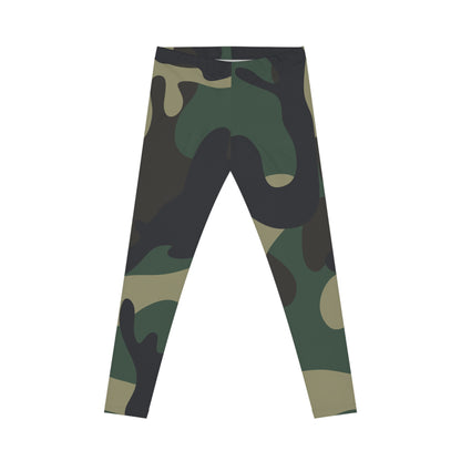 Classic Green Camo Leggings – Silky Smooth Casual Wear