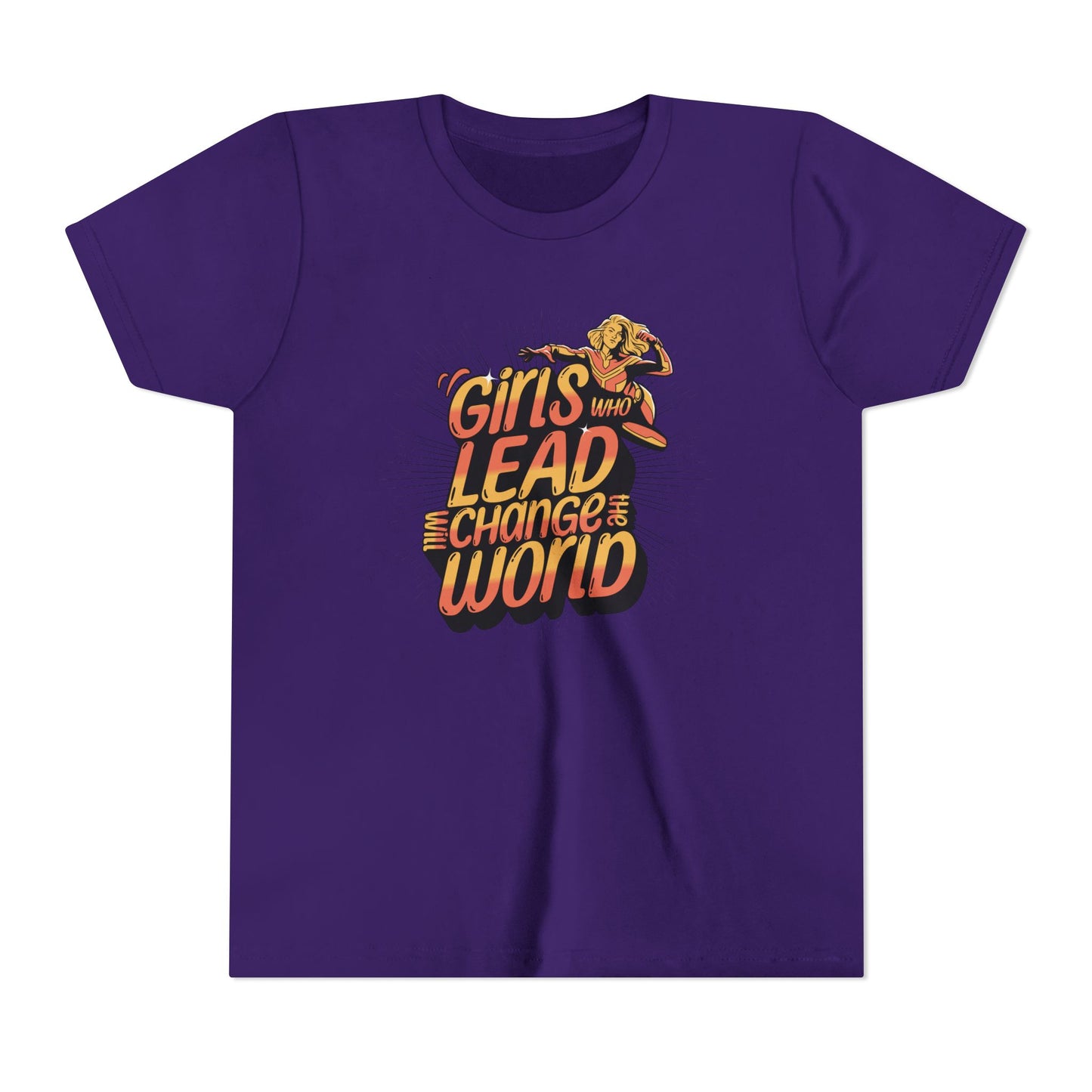 Girls Who Lead Will Change the World - Youth Tee