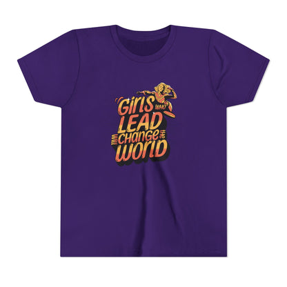 Girls Who Lead Will Change the World - Youth Tee