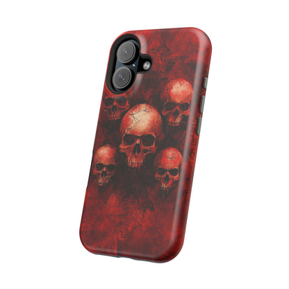 Red Skulls MagSafe iPhone Case