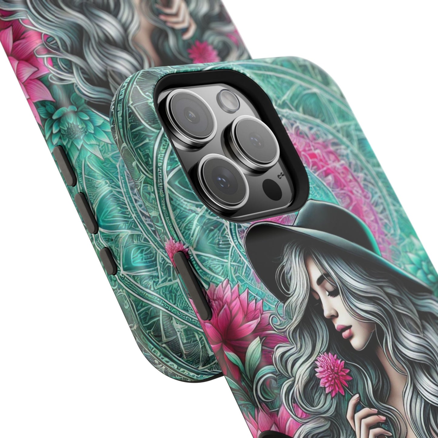 Boho Chic Floral MagSafe iPhone Case