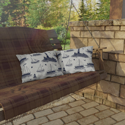 Nautical - Outdoor Throw Pillow