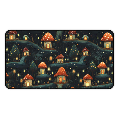 Cottagecore Village Large Desk Mat