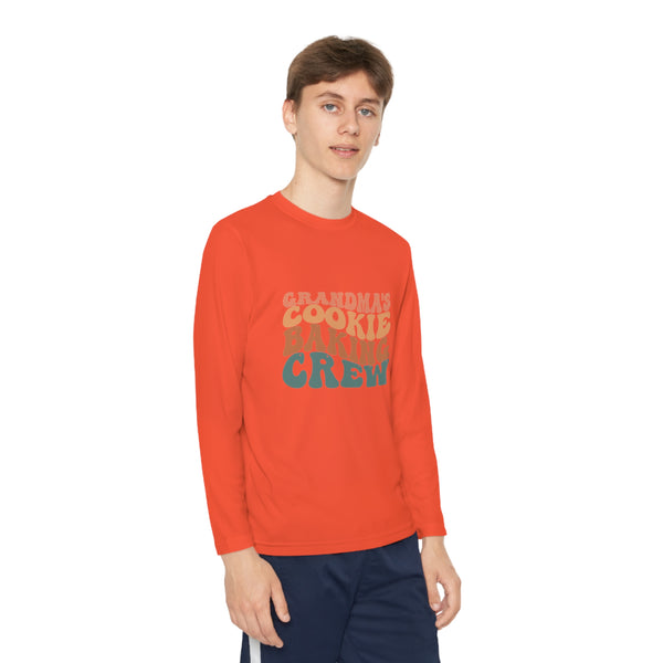 Kids Long Sleeve Grandma Cookie Baking Crew