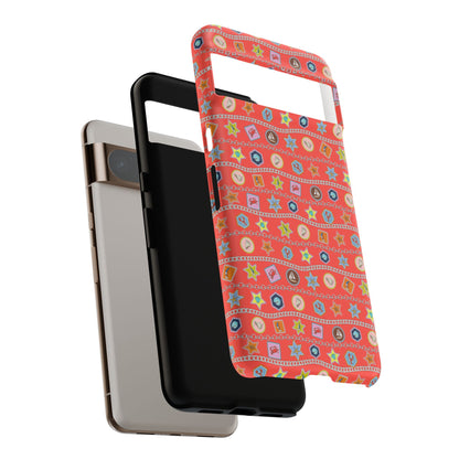 Colorful Summer Icon Patterned Phone Case - iPhone, Pixel, and Samsung Galaxy