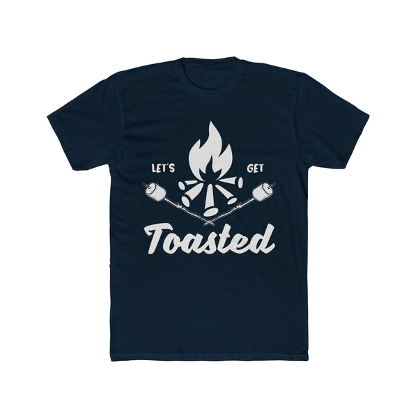 Men's Shirt - Lets Get Toasted Shirt, S'Mores Shirt, Outdoorsman