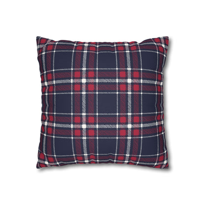 Blue & Red Plaid Christmas Pillowcase