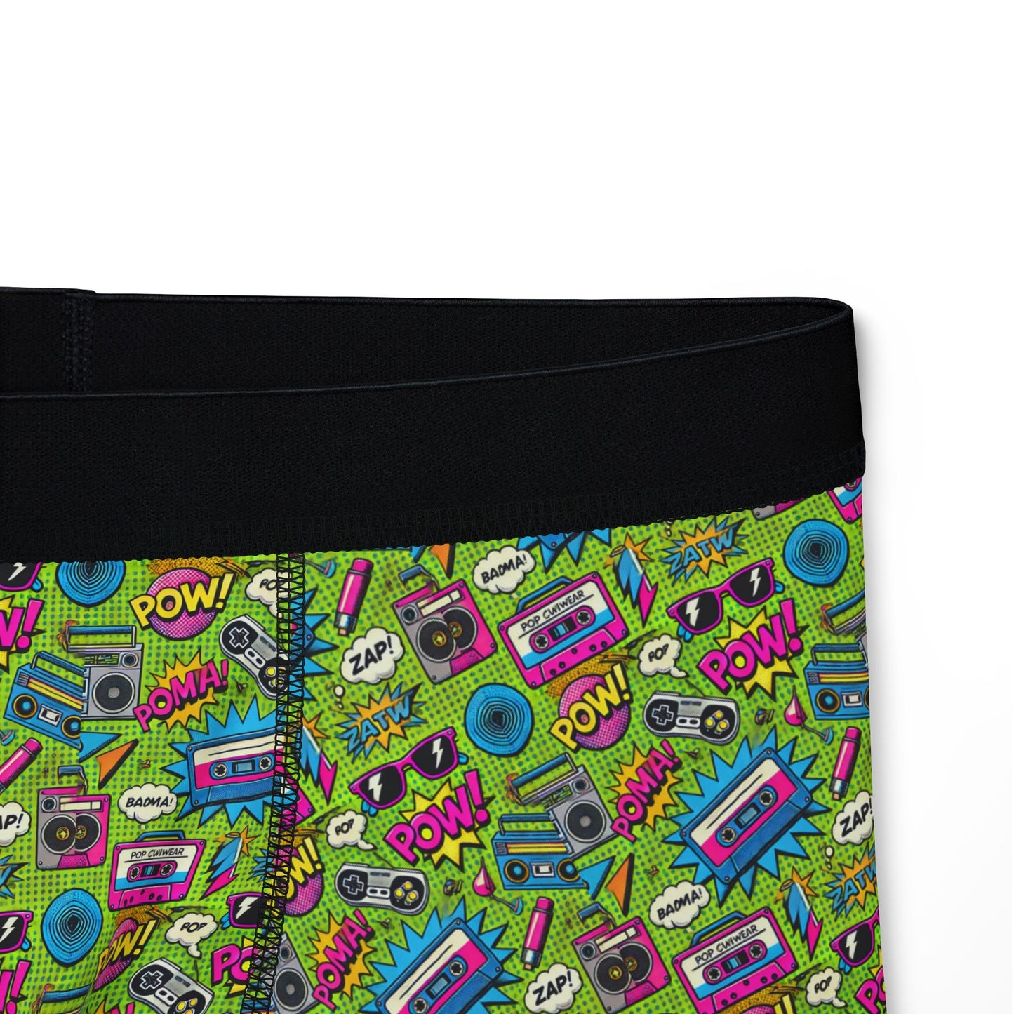 90s Aesthetic Comic Print Underwear