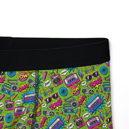 90s Aesthetic Comic Print Underwear