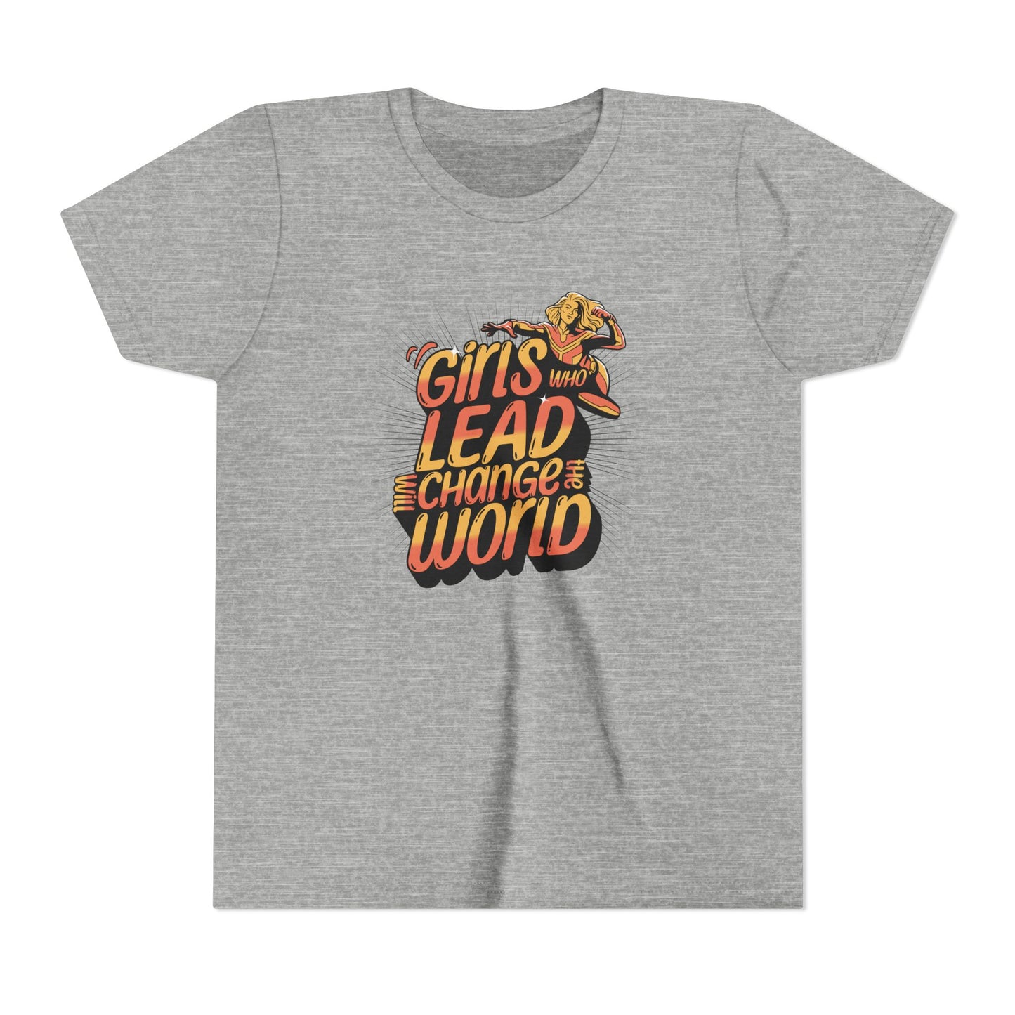 Girls Who Lead Will Change the World - Youth Tee