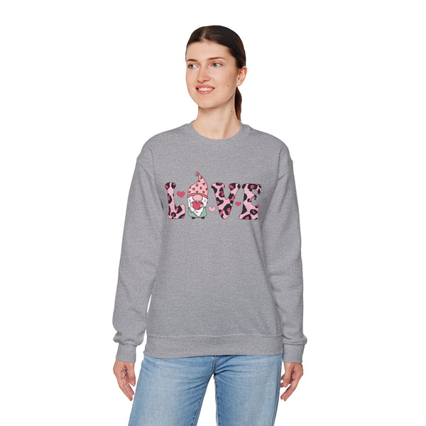 Love Womens Heavy Blend Crewneck Valentines Day Sweatshirt